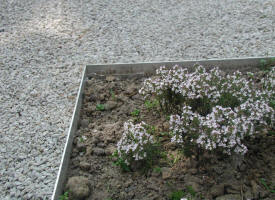 nidaborder bordures pour dalles graviers