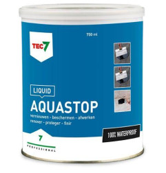 Aquastop Liquid - Pour les surfaces d'étanchéité simple - Tec7