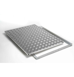 Geriffelte Aluminium-Ausstiegsluke - Alutrap PAD - Rosco