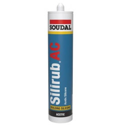 Silirub AC - Acetic silicone construction sealant - Soudal