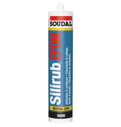 Silirub EPDM - Mastic silicone neutre pour EPDM - soudal