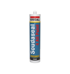 Soudaseal 4 All Paint - Mastic polymère hybride recouvrable - Soudal