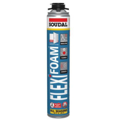 Flexifoam Gun - Espuma de PU elástica pulverizável - Soudal