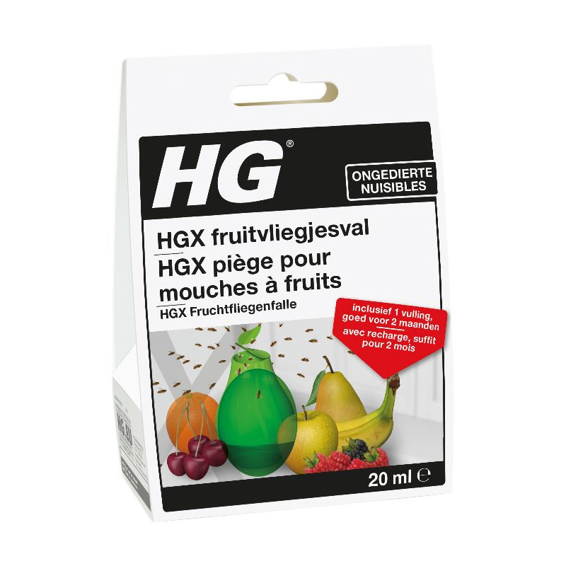 HGX Piège pour mouches à fruites 20 ml - HG