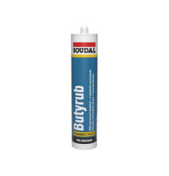 Butyrub - Mastic plastique pour joints à faible mouvement - Soudal