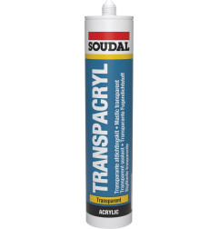 Transpacryl - Mastic monocomposant transparent - Soudal