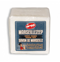 Traditional hard soap that is suitable for versatile cleaning inside and outside.