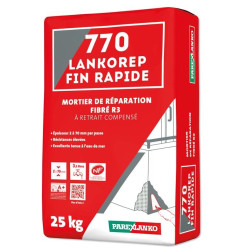 770 Lankorep Fin Rapide - Mortier de réparation fibré - Parexlanko