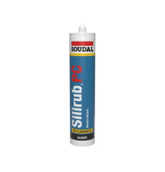 Silirub PC - Mastic silicone neutre de construction et de vitrage - Soudal