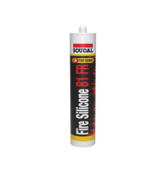 Fire Silicone B1 FR 300 ml - Fireproof silicone sealant - Soudal