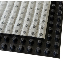 Isoline G10 - Drainage membrane with geotextile - MatGeco