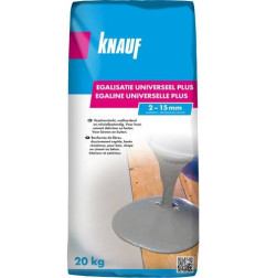 Egaline Universal Plus - Masa niveladora para suelos interiores y exteriores - Knauf