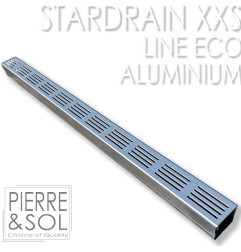 Трап XXS MINI L 6,5 см Алюминиевая решетка - StarDrain - LINE ECO