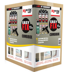 Easy Fix 17m² combibox - Confezione di adesivo di montaggio - Rectavit