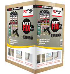 Easy fix 17m² combibox - Paquete de adhesivo de montaje - Rectavit
