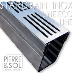 قناة ضيقة 6.5 سم شبكة INOX Line - StarDrain - LINE ECO