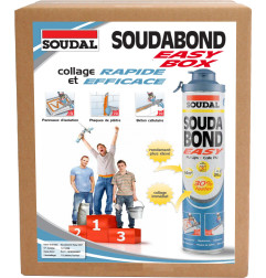 Combibox soudabond easy click & fix - PU-Schaumkleber - Soudal