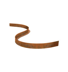 Edgi Corten 100 - Bordure en L droite ou flexible - MatGeco