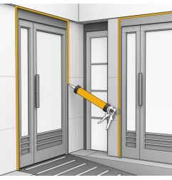 SikaHyflex-402 connection - Hoogwaardige voegkit - Sika