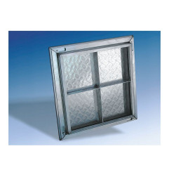 Waterproof ribbed aluminum access hatch - At 15 kN - CUSTOMIZED