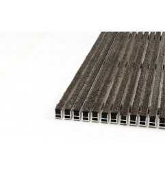Tiras de borracha para capachos enroláveis revestidas a fibra de nylon - Dupliflor DFE / DFD - Rosco