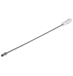 Flexible rod 5351/5 - 755mm stainless steel diameter 5mm white - Vikan