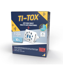 Ti-Tox tablette anti-moustiques - Diffuseur anti-moustiques - RIEM