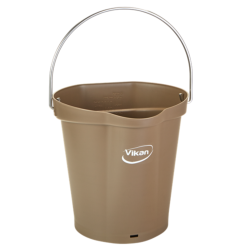 Graduated bucket 5686/66 - 12 Liters with pouring spout - Vikan