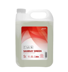 Saniday Green - Detergent-descaling agent for sanitary installations - Ecocert - Réalco