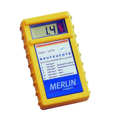 Hygrometer to measure the humidity of the materials of construction at Merlin