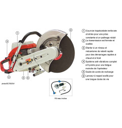 Cutter diamant EC7600 van SHINDAIWA