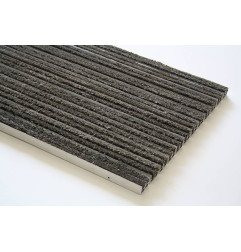 Felpudo enrollable tiras de goma recubiertas de fibra de nylon - Dupliflor DFE / DFD - Rosco