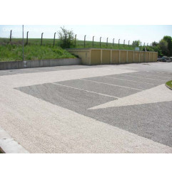 Gravel stabilization slab - Black - GravelGrid