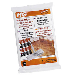 Vochtige vloerdoeken voor geoliede- en gewaxte houten vloeren - HG