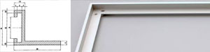 定制门垫框架 proma 天然铝的细节